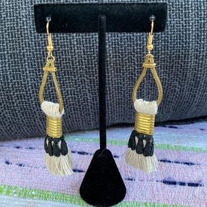 Boho handmade tassel earrings